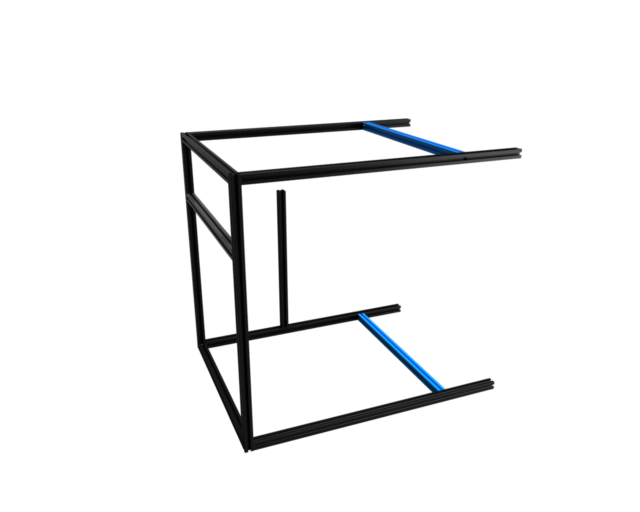 Step 4 – Slide in upper and lower mid frame